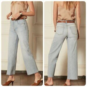 Boyish Womens Denim The Mikey High Waist Wide Leg Jeans Sz 27 in LA PORTA